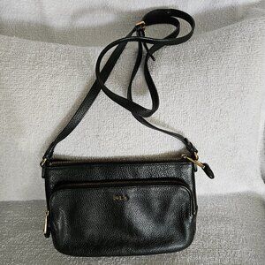 Lauren Ralph Lauren Pebbled Leather Crossbody Bag